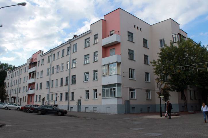 Witebsk.  Budynki w stylu konstruktywizm