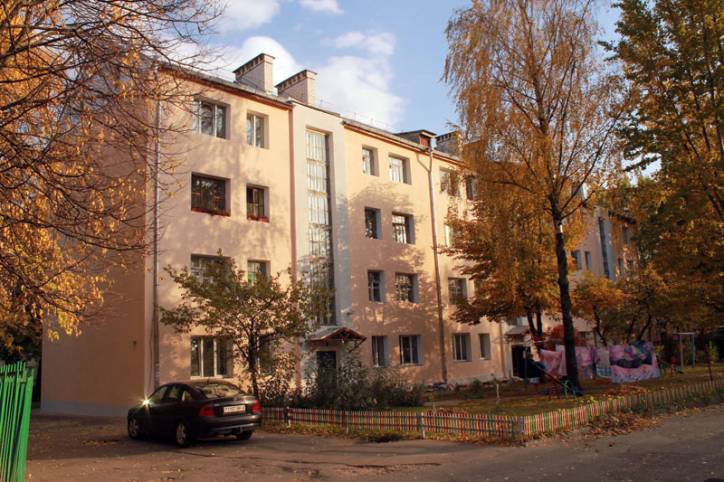 Witebsk.  Budynki w stylu konstruktywizm