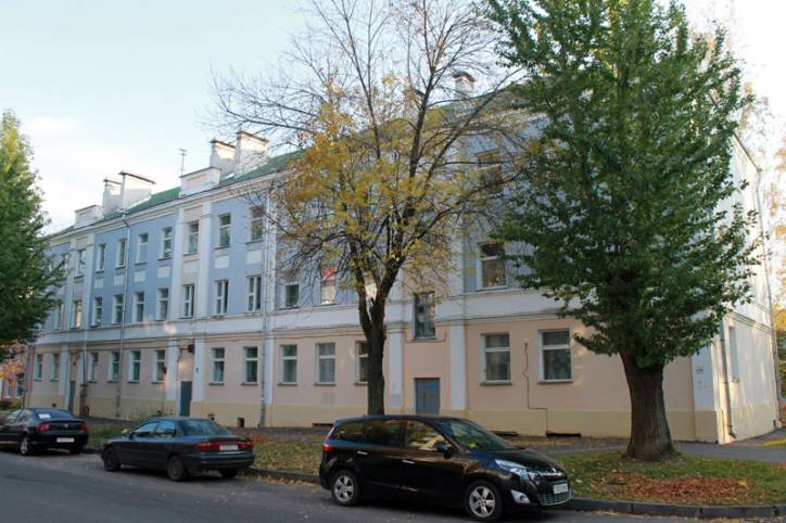 Witebsk.  Budynki w stylu konstruktywizm