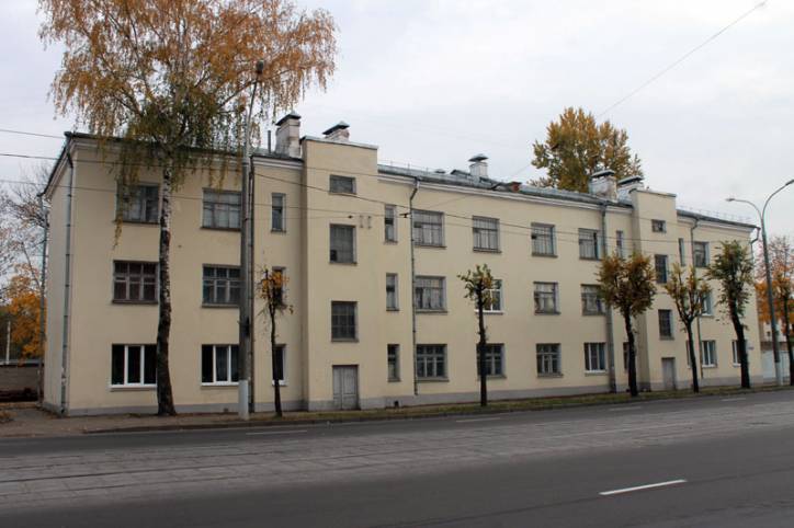 Witebsk.  Budynki w stylu konstruktywizm