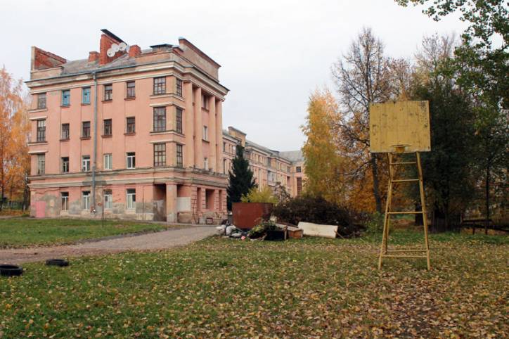 Witebsk.  Budynki w stylu konstruktywizm