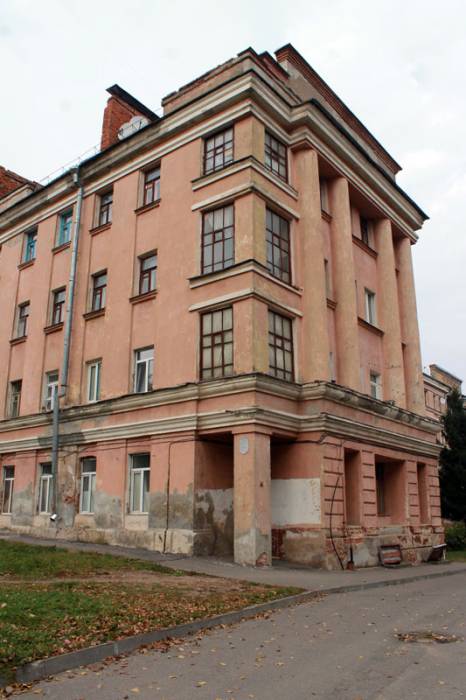Witebsk.  Budynki w stylu konstruktywizm