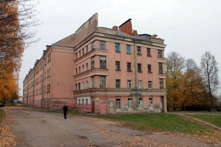 Witebsk.  Budynki w stylu konstruktywizm