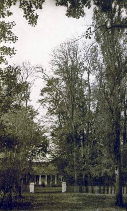  - Усадьба . Усадебный дом в Парохонске со стороны подъезда