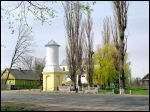 Vistyčy.   Memorial column