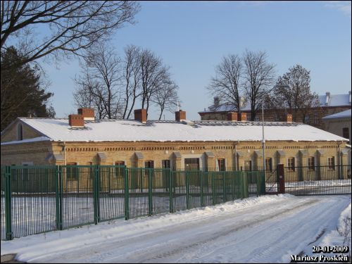 Białystok.  The military barracks