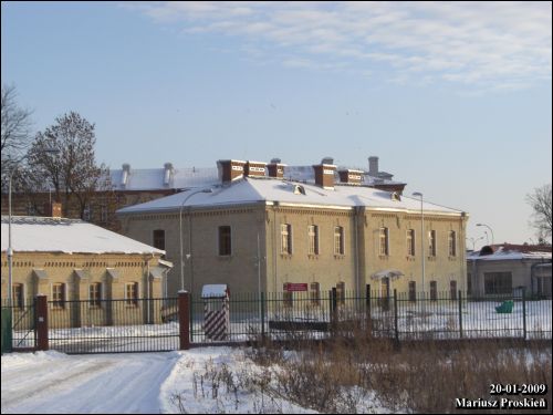  -  The military barracks. 