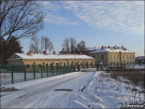  -  The military barracks. 
