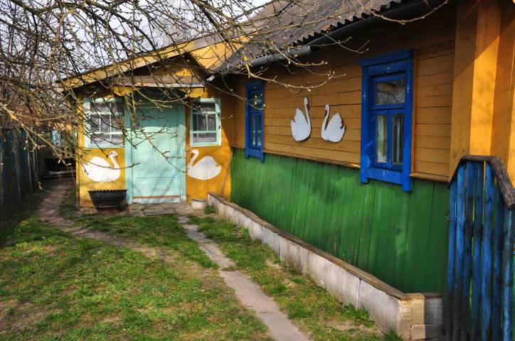 Biezdziež. In the village 