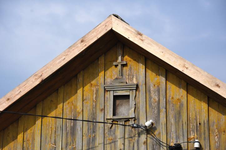 Biezdziež. In the village 