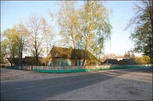 Biezdziež. In the village 