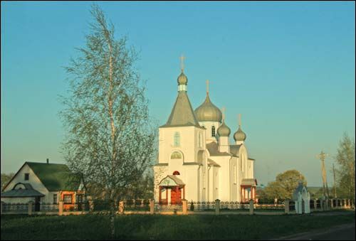 Biezdziež. In the village 