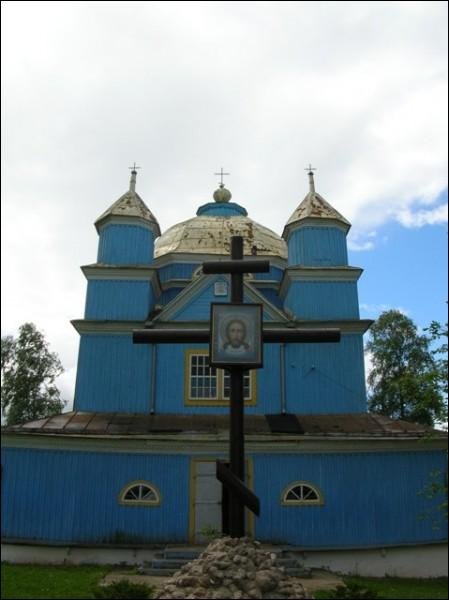 Smalany |  Orthodox church of the Transfiguration. Главный фасад (06.2009)