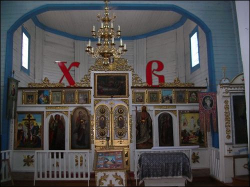 Smalany |  Orthodox church of the Transfiguration. Interior, fragment
