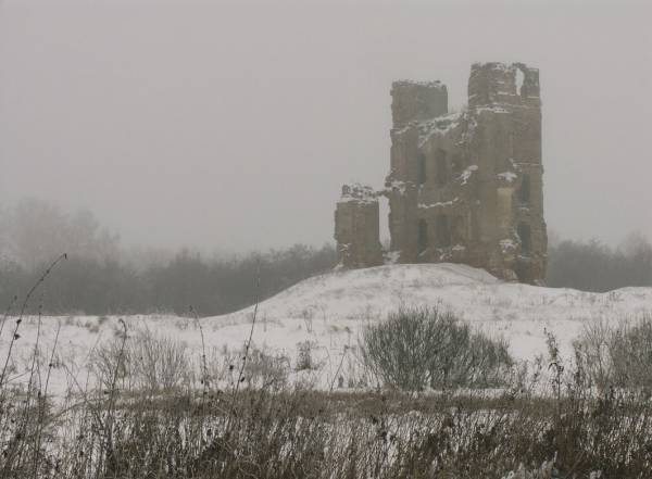 Smalany.  White Kovel Castle, ruins
