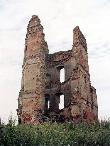 Smalany.  White Kovel Castle, ruins