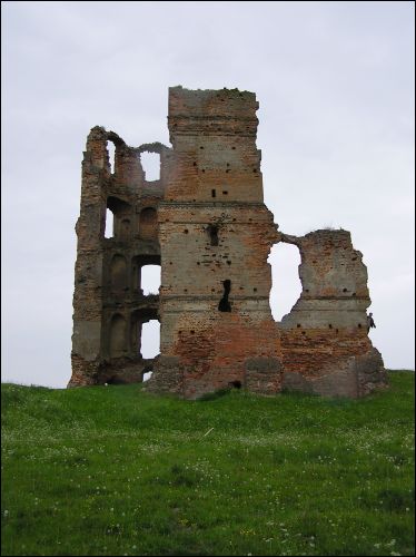 Smalany.  White Kovel Castle, ruins