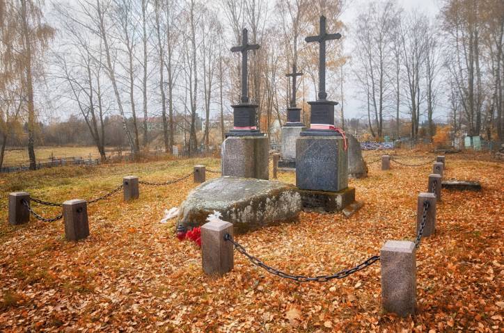 Smolany.  Grób Tomasza Zana