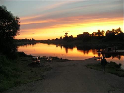 Bieszenkowicze |  Krajobrazy . Dźwina koło Połocka