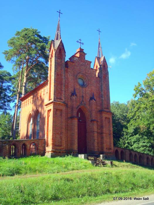Бяльмонты (Ахрэмаўцы). Могілкі каталіцкія. Капліца