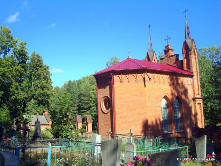Бяльмонты (Ахрэмаўцы). Могілкі каталіцкія. Капліца