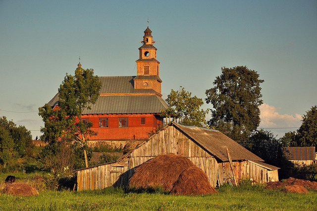 Drysviaty. Catholic church of St. Peter and St. Paul