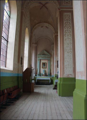 Ikazń. Catholic church of the Corpus Christi