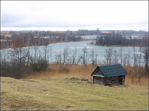 Возера Опса. Від ад касьцёла Опса. Краявіды