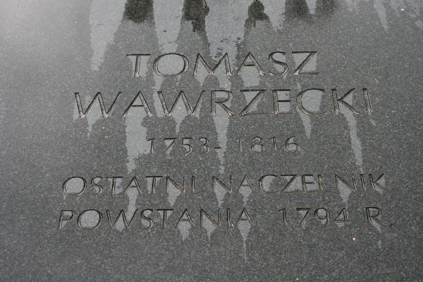  -  Grób Tomasza Wawrzeckiego. 