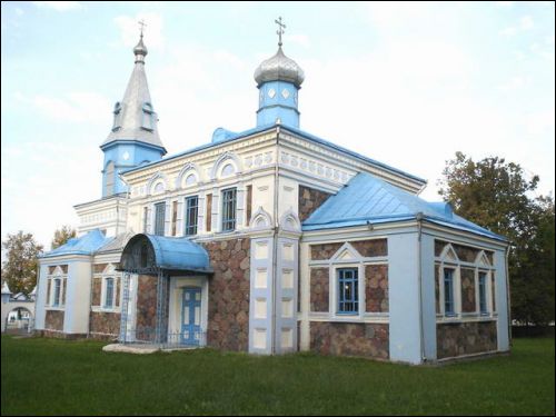 Dokšycy. Orthodox church of the Protection of the Holy Virgin