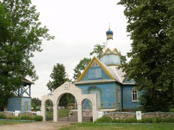  - Царква Святога Георгія. Царква Святога Георгія Пераможцы ў Тумілавічах. Агульны выгляд.