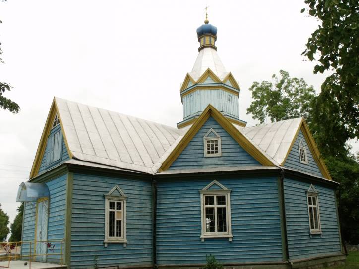  - Царква Святога Георгія. Царква Святога Георгія Пераможцы ў Тумілавічах. Агульны выгляд.