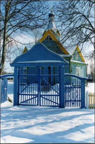  - Царква Святога Георгія. Тумілавіцкая царква ўзімку