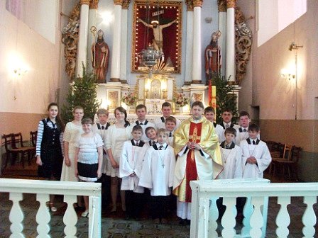 Vaŭkałata. In the village 