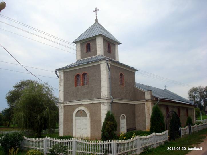 Čarnievičy. Catholic church of St. John the Baptist