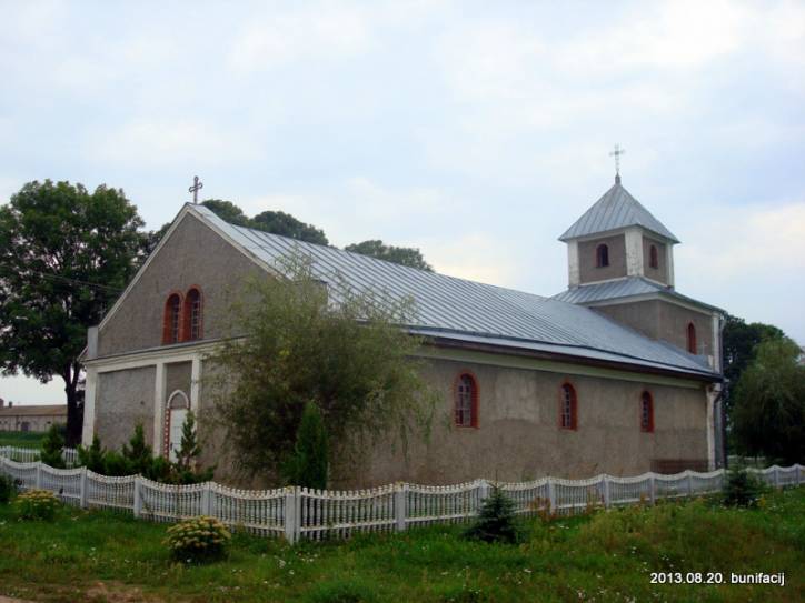 Čarnievičy. Catholic church of St. John the Baptist