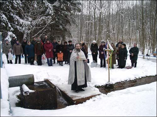 Čarnievičy.  Spring of St. John