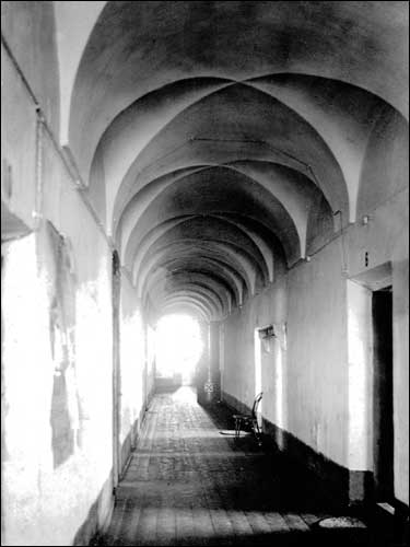  - Orthodox church of the Birth of the Virgin. Monastery. Interior. Photo from 1930-th