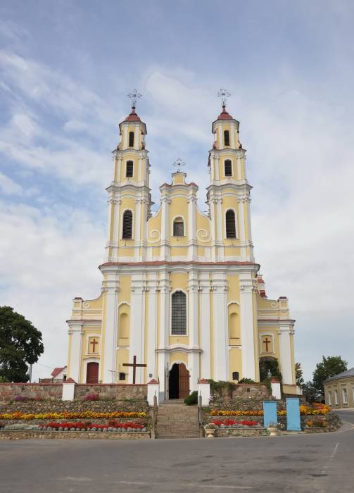 Hłybokaje. Catholic church of the Holy Trinity