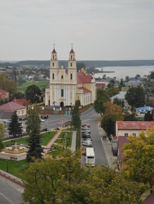 Hłybokaje. Catholic church of the Holy Trinity