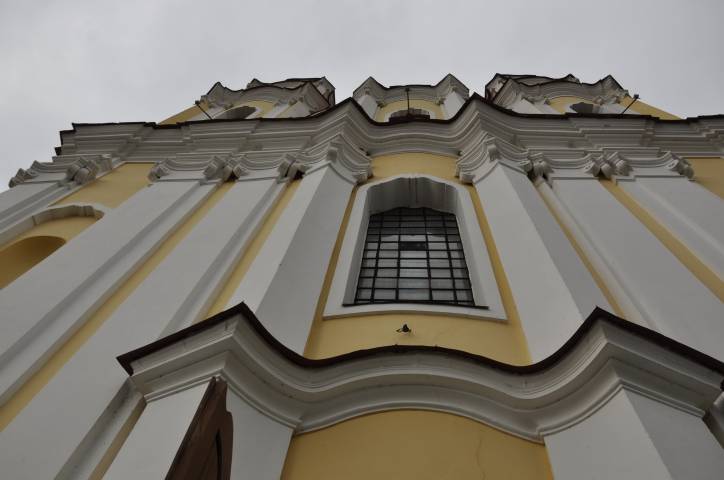 Hłybokaje. Catholic church of the Holy Trinity