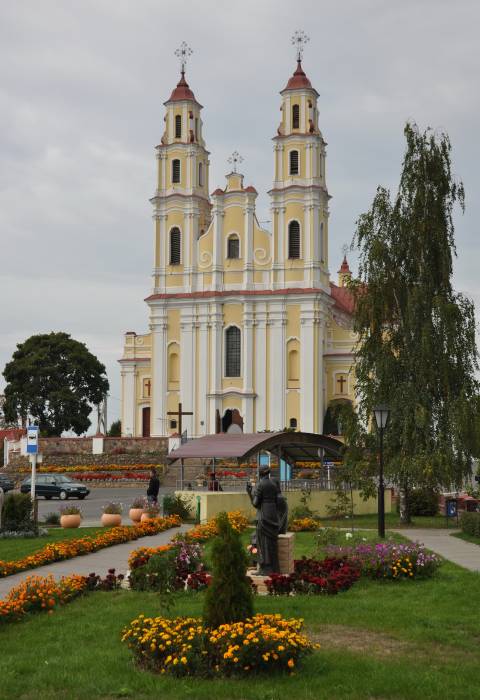 Hłybokaje. Catholic church of the Holy Trinity
