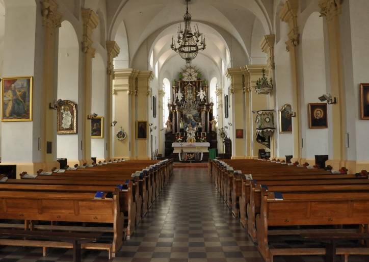 Hłybokaje. Catholic church of the Holy Trinity