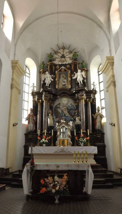 Hłybokaje. Catholic church of the Holy Trinity
