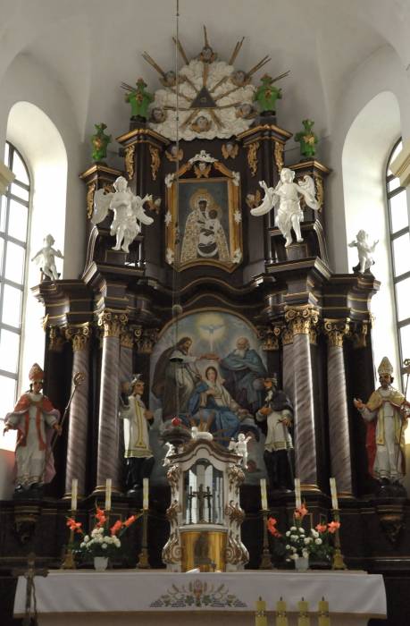 Hłybokaje. Catholic church of the Holy Trinity