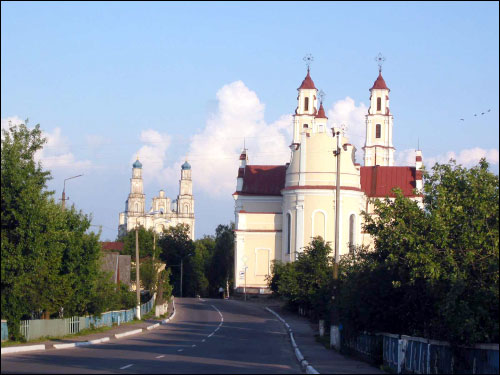 Hłybokaje. Catholic church of the Holy Trinity