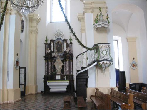 Hłybokaje. Catholic church of the Holy Trinity