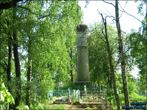 Hłybokaje.  Column of the Constitution of May 3, 1791