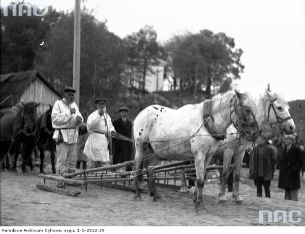 Hłybokaje. Town at the old photos 