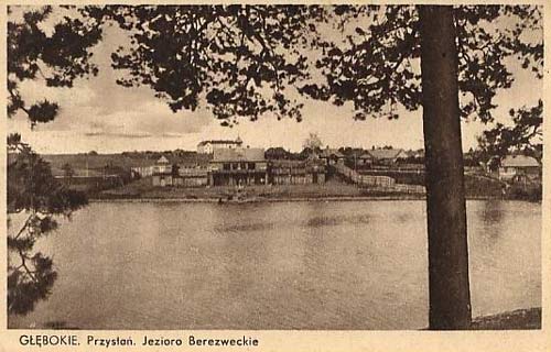 Hłybokaje. Town at the old photos 